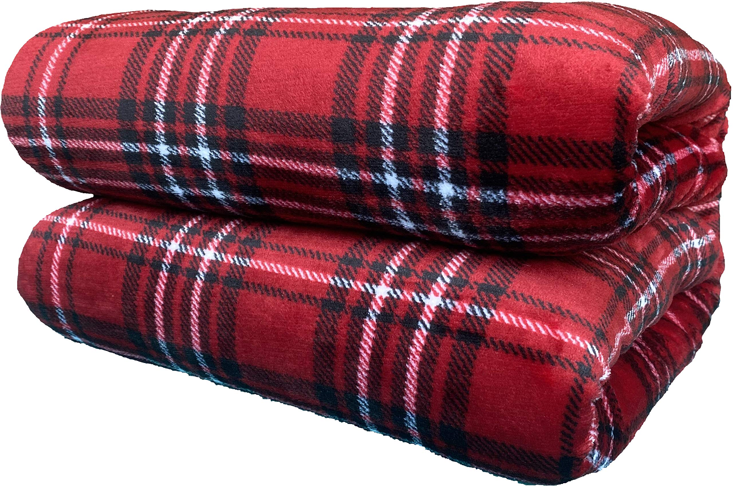 Spyder Sherpa Lined Flannel Ultra Plush Bed Blanket